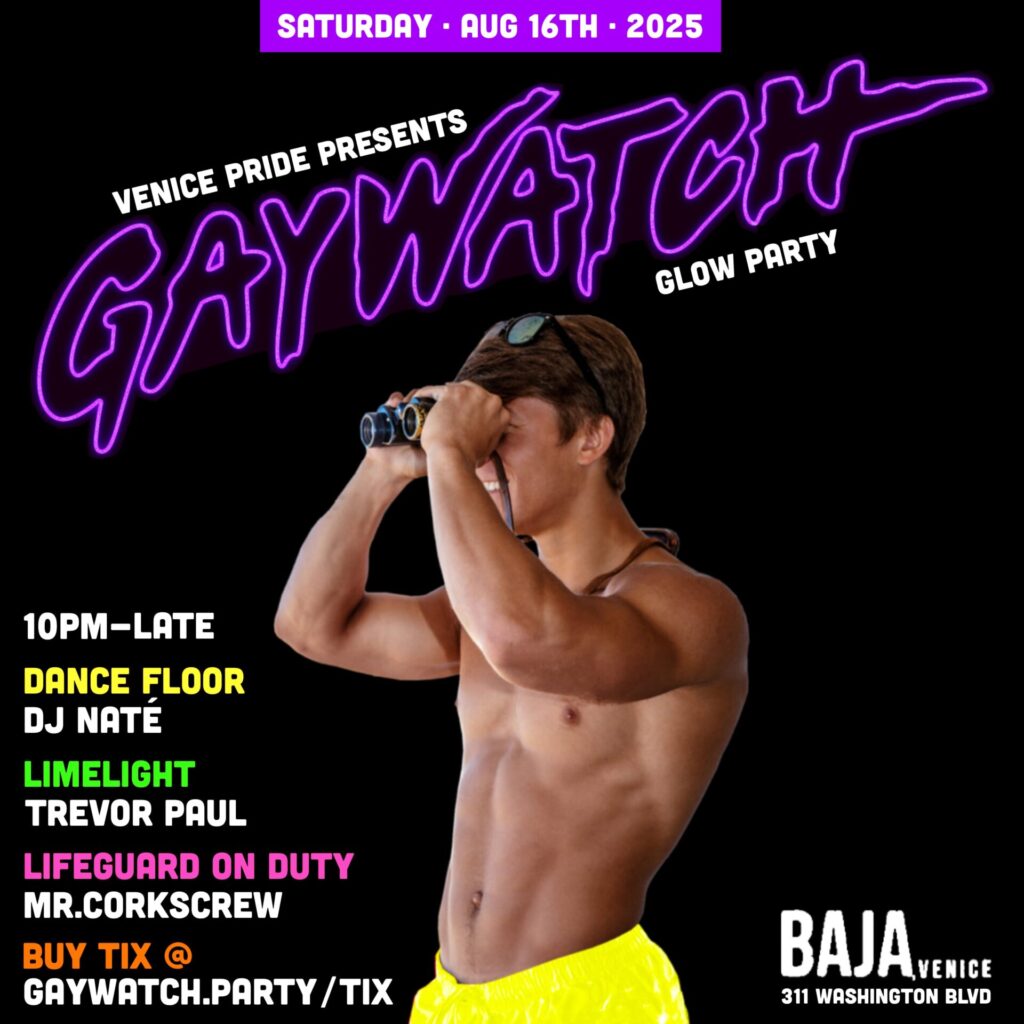 Gaywatch Glow Party - August 16, 2025
